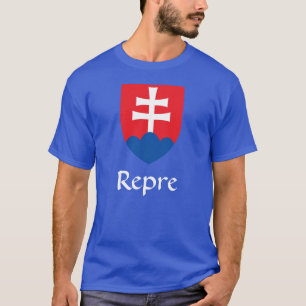 Chemise T-Shirt de Repre - Armoiries de Slovaquie