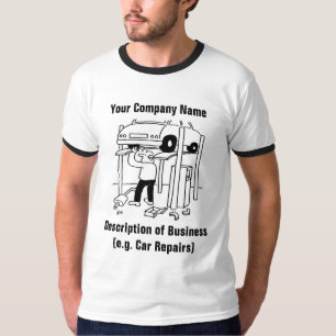 Chemise T-shirt dessin animé Réparations automobil