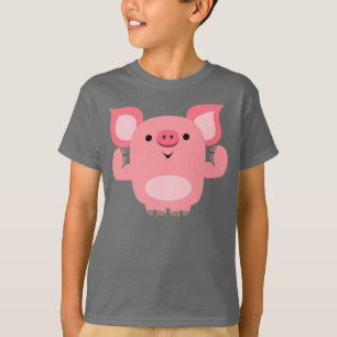 Chemise T-shirt Enfants Cochon De Cartoon Cute Mus