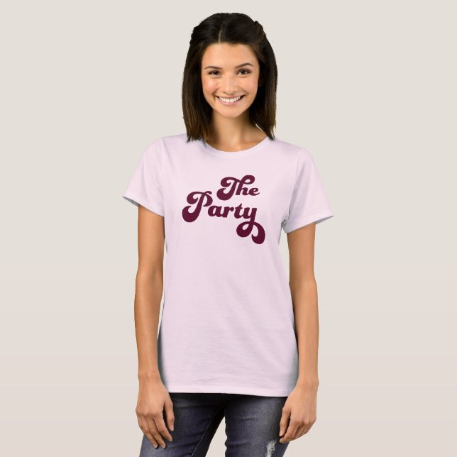 Chemise T-shirt enterrement de vie de jeune fille  (Devant entier)