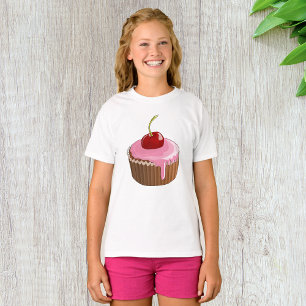 Chemise T-shirt Filles Cupcake Cerise
