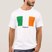 Chemise T-shirt homme drapeau de l'Irlande