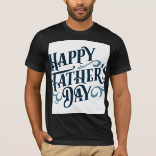 Chemise T-shirt « Joyeuse fête des pères, typograp