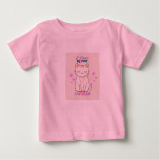 CHEMISE T-SHIRT KAWAII CHAT POUR FILLE ENFANTS