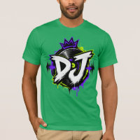Chemise T-Shirt Logo DJ Neon