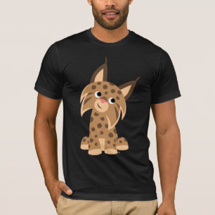 Chemise T-Shirt Lynx Cartoon