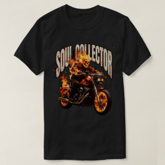 Chemise T-shirt moto flamboyante de collectionneur