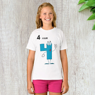 Chemise T-Shirt Numéro 4 Souriant