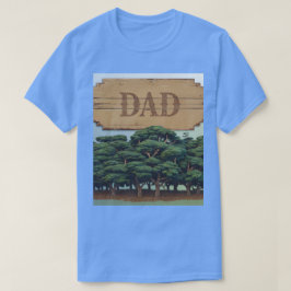 Chemise T-Shirt papa en bois