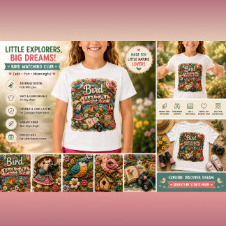 Chemise T-shirt pour enfants du Club d'observation