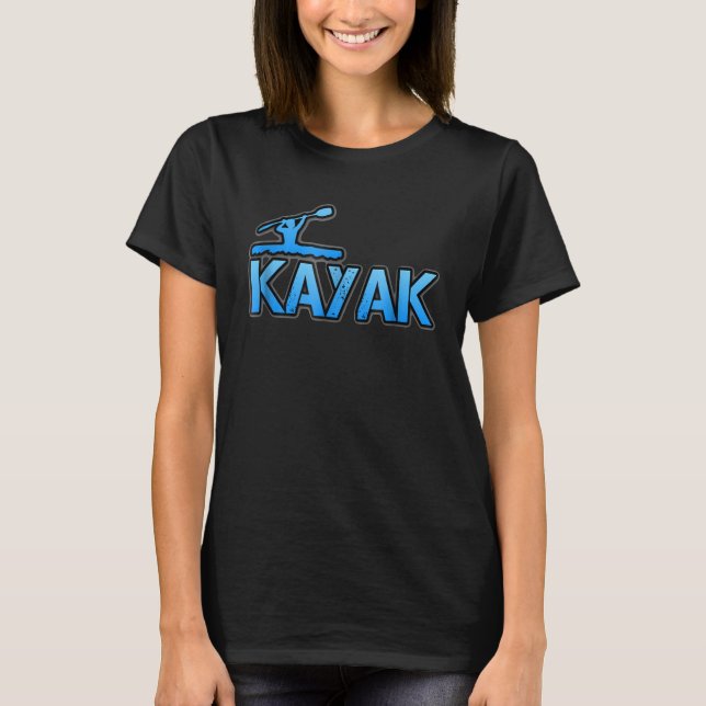 Chemise T-Shirt pour femmes kayak pour femmes S-5X (Devant)