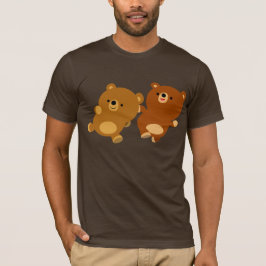 Chemise T-Shirt pour les ours de dessin mignonne