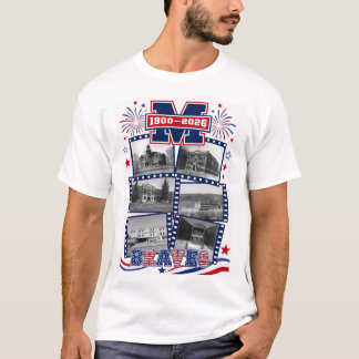 Chemise T-shirt pour lycées MANDAN America 250