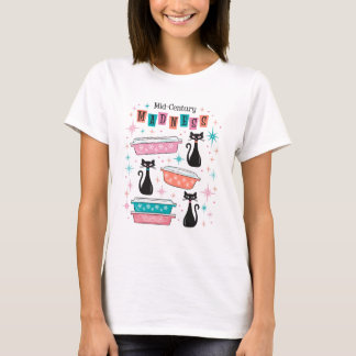 Chemise T-Shirt Pyrex de Kitty Chats Noirs du mili