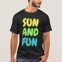 Chemise T-Shirt Soleil Et Amusement