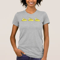 Chemise T-Shirt sur les tranches de tourte à clé
