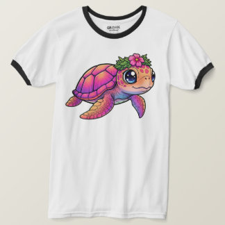 Chemise T-Shirt Tortue de Mer