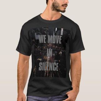 Chemise T-shirt unisexe noir Streetwear souterrain