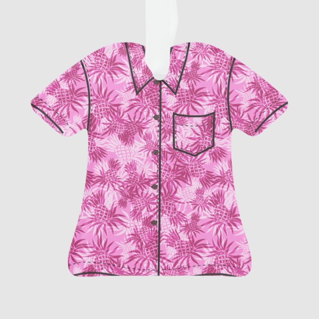 Chemise tropicale hawaïenne de Camo d'ananas Aloha (devant)