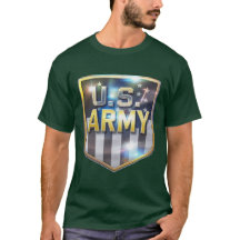 Chemise Tshirt Bouclier Drapeau de l'Armée