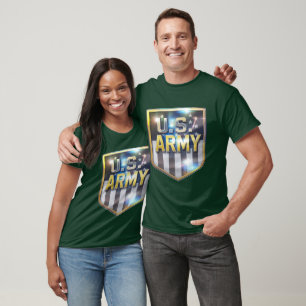 Chemise Tshirt Bouclier Drapeau de l'Armée