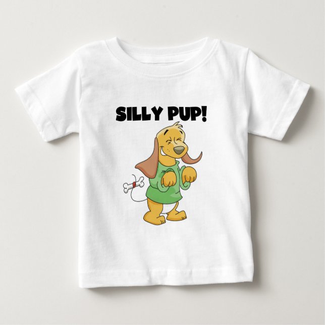 Chemise verte Silly Pup Tshirts et cadeaux (Devant)