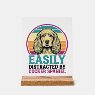Chemise vintage de chien Cocker Spaniel facilement