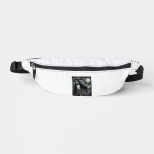 Chemise vintage gravure girafe nuit étoilée_1