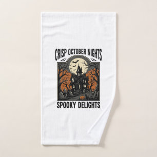 Chemise vintage Halloween avec nuit d'octobre hant