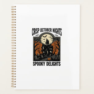 Chemise vintage Halloween avec nuit d'octobre hant