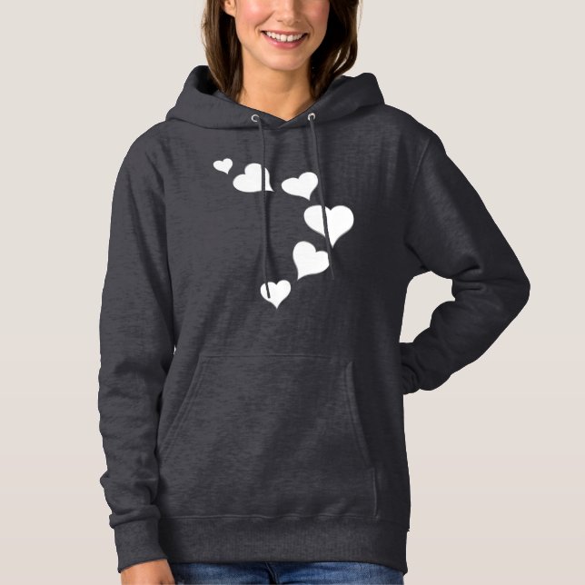 Chemises à capuchon pour l'amour des Sweat - shirt (Devant)