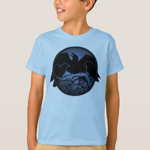 Chemises corbeaux pour enfants Corbeau d'art Sweat