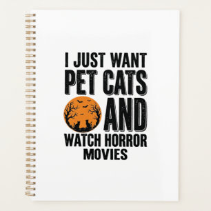 Chemises Halloween Vintage Films d'Horreur Chats d