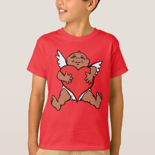 Chemises Saint Valentin pour enfants T-shirts d'am