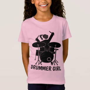 Chemises T-Shirts DRUMMER GIRL