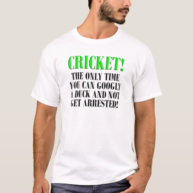 Chemises, T-shirts et cadeaux de CRICKET ! (Devant)
