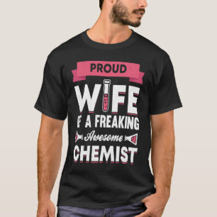Chemist Ehefrau Chemie Labrador Chemie Wissenschaf T-Shirt