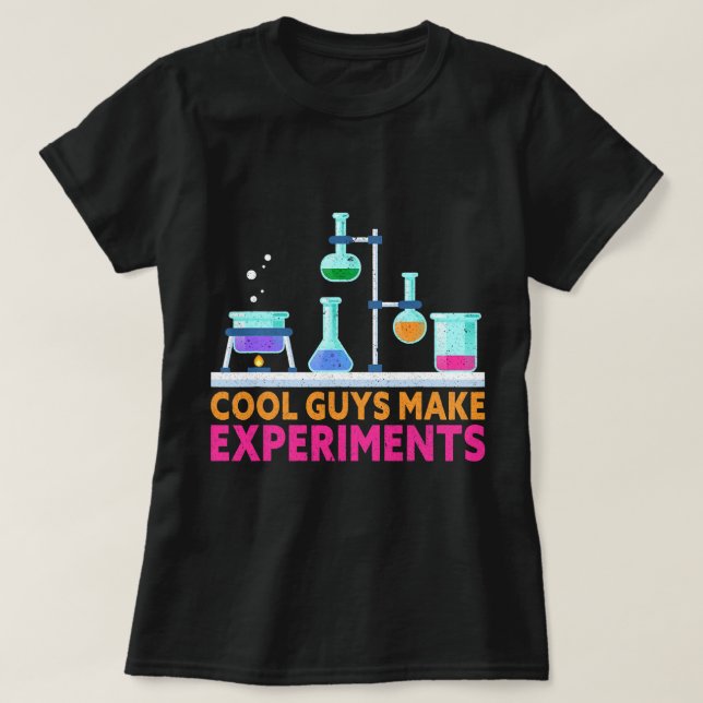 Chemist Job Coole Typ machen Experimente Chemist S T-Shirt (Design vorne)