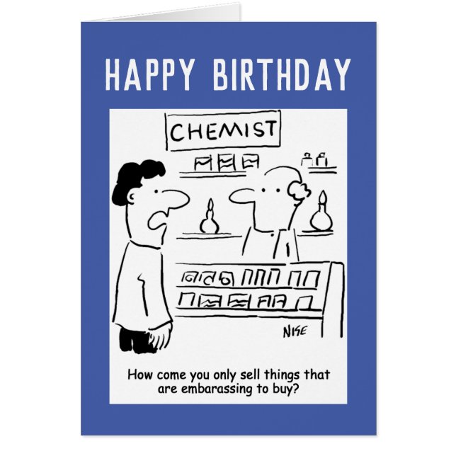 Chemist ne vend que des produits embarrassants (Devant)