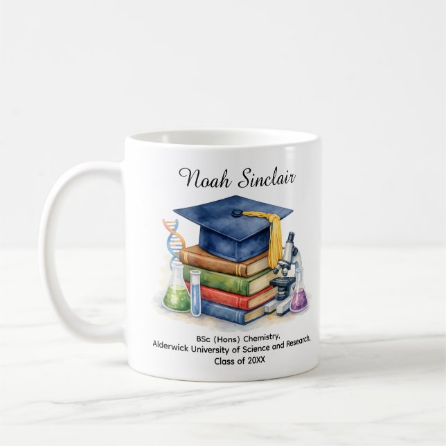 🎓Chemist’s Triumph Graduation Mug Kaffeetasse (Links)