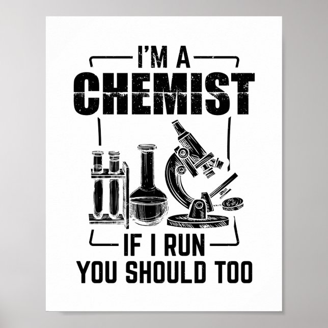 Chemist | Science Chemistry Students Geschenke Poster (Vorne)