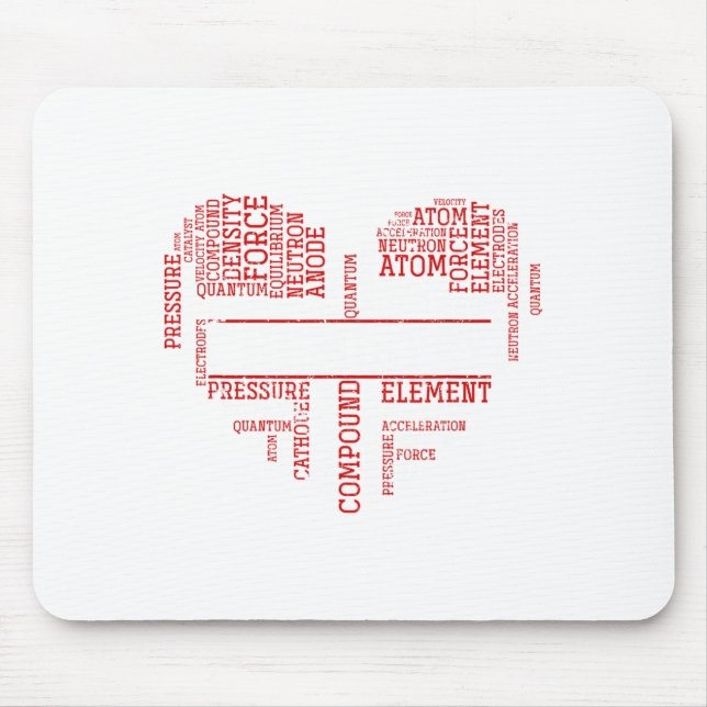 Chemist Valentines Day Gift Science Chemistry  Mousepad (Vorne)