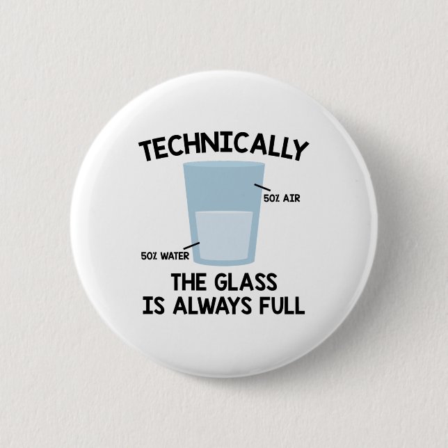 Chemist Water Chemistry Biochemistry Teacher Gift Button (Vorderseite)