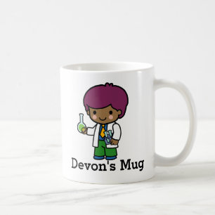 Chemist / Wissenschaftliche Jungenflaschen und Rea Kaffeetasse