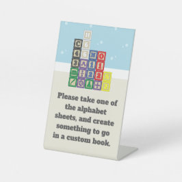 Chemistans "Blocks Pedestal Sign" Sockelschild