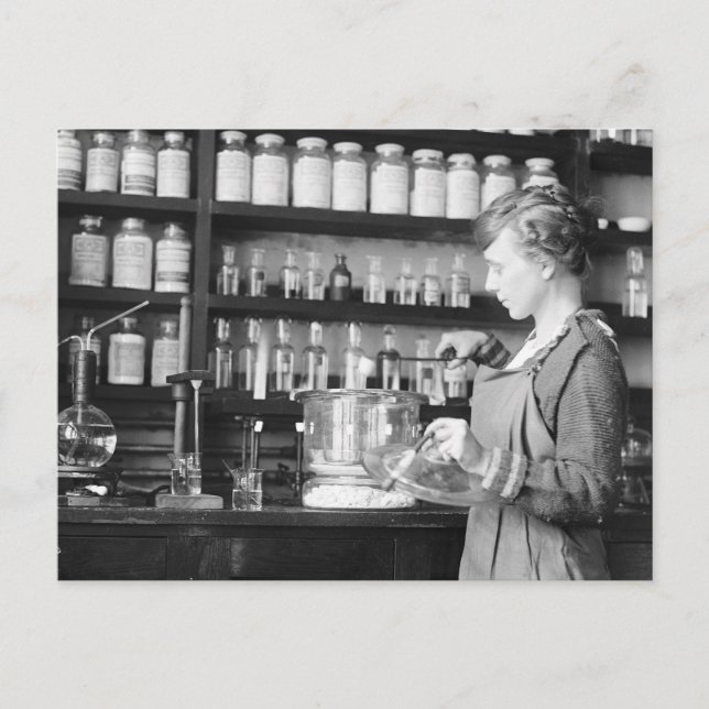 Chemistin, 1919 postkarte (Vorderseite)