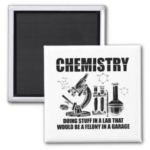 Chemistische Redewendungen   Geschenke der Chemie Magnet