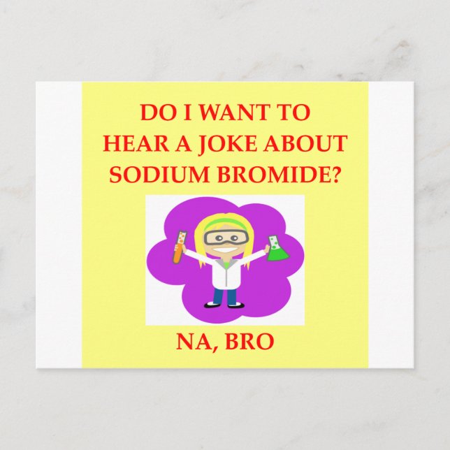 CHEMISTRIE POSTKARTE (Vorderseite)