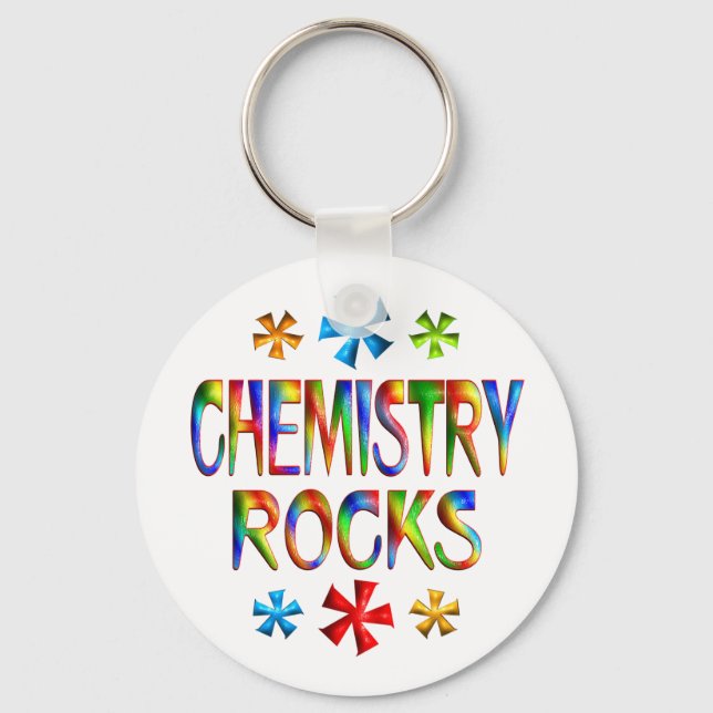 CHEMISTRY ROCKS SCHLÜSSELANHÄNGER (Vorderseite)