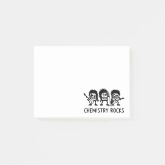 Chemistry Rocks Science Rock Band Post-it Klebezettel